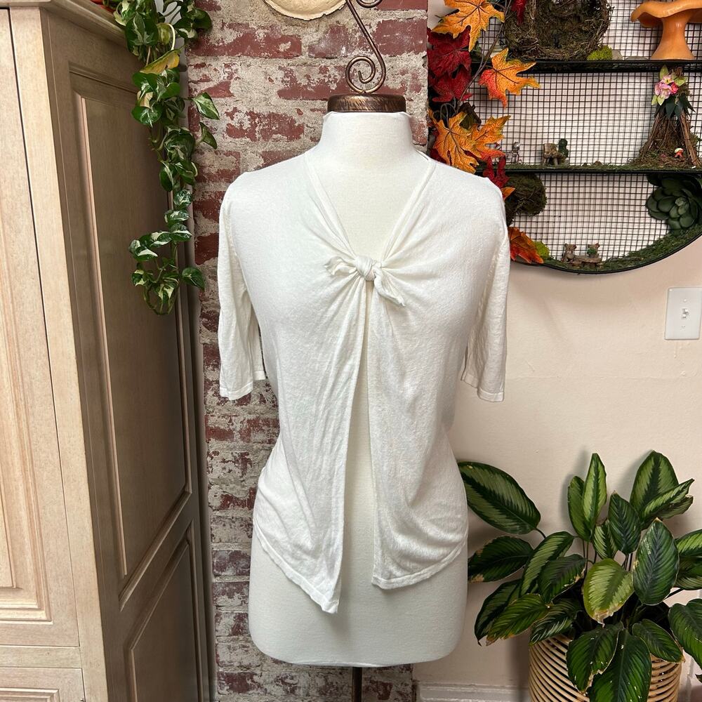 Kenar Tie Front Bolero Style Top Size XS